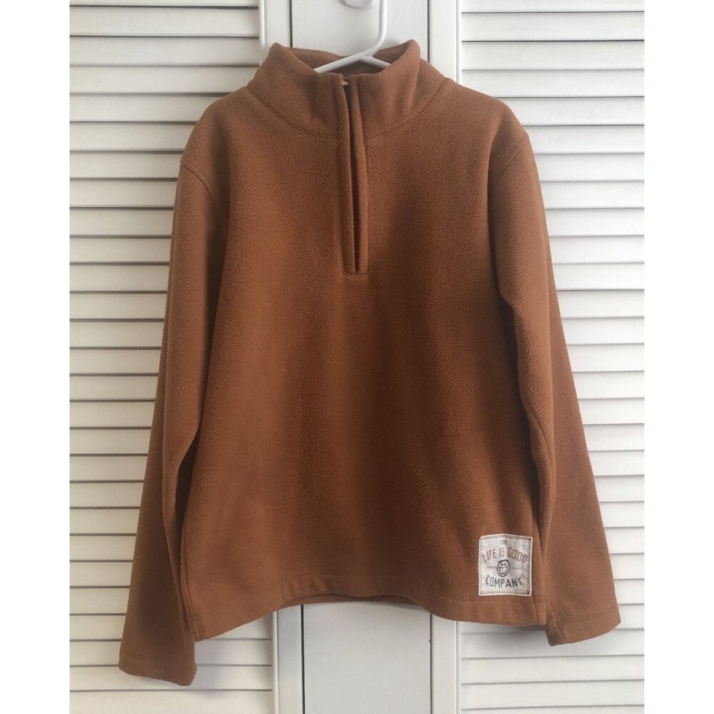 Life Is Good Size 5/6 1/4 Zip Pullover Fleece